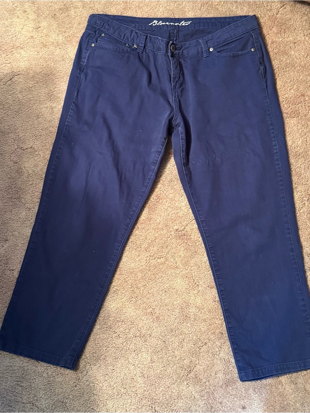 Bluenotes  Navy blue capris